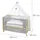 roba Room Bed Beistellbett natur inkl. Komplettset jumbo twins grau