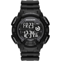 SKECHERS Herrenuhr La Cienaga, Digitales Uhrwerk, 50mm Schwarzes PolyurethanGehäuse mit PolyurethanArmband, SR1134