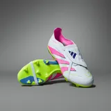 Adidas Predator League Fold-Over Tongue FG/MG Fußballschuh WEISS|rosa|HELLGELB 47 1/3