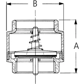 Karasto Armaturenfabrik Oehler GmbH Geka Zwischenventil MS, 2xIG G3/4,SB