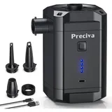 Elektrische Luftpumpe 5200mAh Akku USB C 3 Düsen