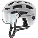 Uvex finale visor V City Fahrrad Helm 56-61cm | Papyrus matt/Grau