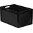 Surplus Systems Eurobox 60 x 40 x 32 cm, 62 l, schwarz