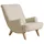 58 aufm Kessel Cocktailsessel Kajsa Kunstleder 58 x 71 x 70 cm Beige mit Relax-Funktion