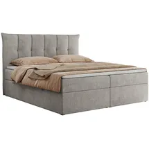 MKS Boxbett, PREMIUM 10 160/200 Hellgrau Struktur - H3,