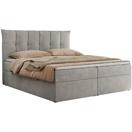 MKS Boxbett, PREMIUM 10 160/200 Hellgrau Struktur - H3,