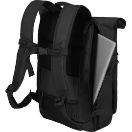 Travelite Basics Rollup Rucksack Schwarz Herren