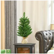 Homcom Weihnachtsbaum für Tisch Grün 60 cm