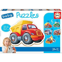 Carletto Puzzle Educa Puzzle. Baby Puzzles Vehicles 2x2/2x3/4..., Puzzleteile