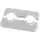 OVENTROP Abdeckrosette 15 mm flach 50 mm Rohrabstand
