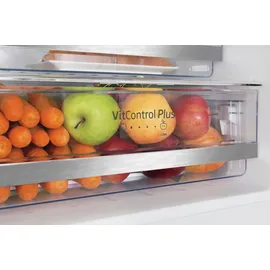Amica KGCN 388 140 E Kühl-Gefrierkombination (250 l, 1810 mm hoch, Edelstahloptik)
