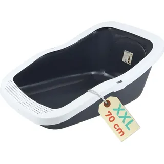 GarPet Katzentoilette XXL 70 cm Grau