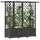 vidaXL Hochbeet mit Rankgitter und Dach 162,5 x 40 x 138 cm Braun
