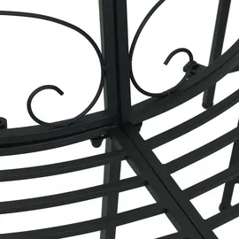 vidaXL Baumbank 160 x 80 x 89 cm Schwarz