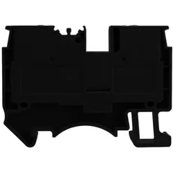 Reihenklemme 6mm2 Durchgangsklemme Schwarz UL 7594
