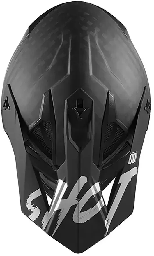 Shot Visera Lite Solid Carbon Visier - Silver Matt - One Size