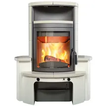 Hark Kaminofen Avenso GT ECOplus 8 kW, Dauerbrand creme-weiss weiß