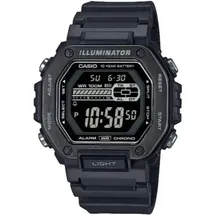 Casio Digitaluhr Armbanduhr digital MWD-110HB-1BVEF - Schwarz/Schwarz