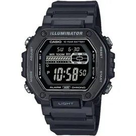 Casio Digitaluhr Armbanduhr digital MWD-110HB-1BVEF - Schwarz/Schwarz