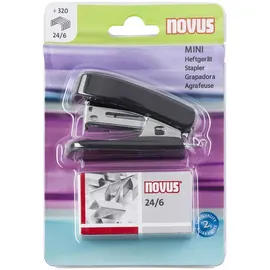 Novus Heftgerät Mini schwarz,