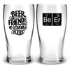 Bierglas-set 454ml für 2 Personen, Glas, Beerbecher, Tasse, Trinkentasse Spülmaschinengeeignet - Ideale Pilsgläser oder Craft Beer Gläser