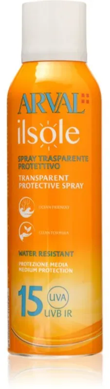 Arval IlSole Transparent Protective Spray SPF 15 Sonnencreme in Sprayform SPF 15 200 ml