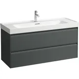 Laufen Waschtischunterschrank 2 Schubladen 118,2 x 51,5 x 44,8 cm Grau