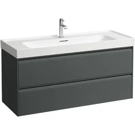 Laufen Waschtischunterschrank 2 Schubladen 118,2 x 51,5 x 44,8 cm Grau