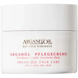 Arganöl - Pflegecreme trockene/sehr trockene Haut