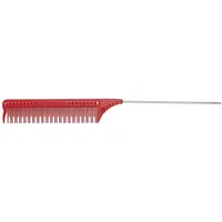 JRL PROFESSIONAL Teasing Comb 8.8" red