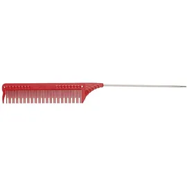 JRL PROFESSIONAL Teasing Comb 8.8" red