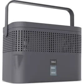 bonaura.de AirOne Max Granulat Luftentfeuchter bis 33m2: Titanium Gray - Grau