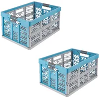 KEEEPER Profi-Klappbox ben eco 54 x 37 x 28 cm 2-tlg. blau