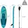 Aqua Marina Stand Up Paddle Board 244 x 76 x 15 cm blau/türkis