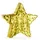 Relaxdays Pinata Stern gold gold