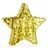 Relaxdays Pinata Stern 43 x 45 x 9 cm Gold