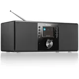 Karcher DAB 5000+ Digitalradio (DAB+ / UKW-RDS, AUX-IN, Wecker mit Dual-Alarm) schwarz