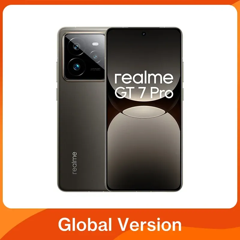 Globale Version realme GT 7 Pro 5G Smartphone Snapdragon 8 Elite AI Ultraklare Snap Kamera RealWorld Eco2 Display 6500mAh Akku 120W Charge NFC AI Smartphone