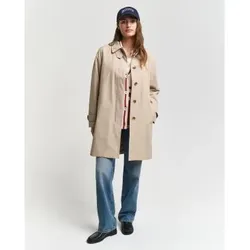 Gant für Damen. 4751138 Beigefarbener Baumwollmantel (XL), Lässig, Baumwolle, Nachhaltig