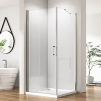 Duschkabine 80x80 Cm Eckeinstieg Schwingtür Mit Seitenwand Duschkabine Pendeltür Drehtür 80cm Mit Seitenwand 80cm Duschabtrennung Pendeltür Komplett Dusche 6mm Nano Egs Glas Duschwand Höhe 195cm