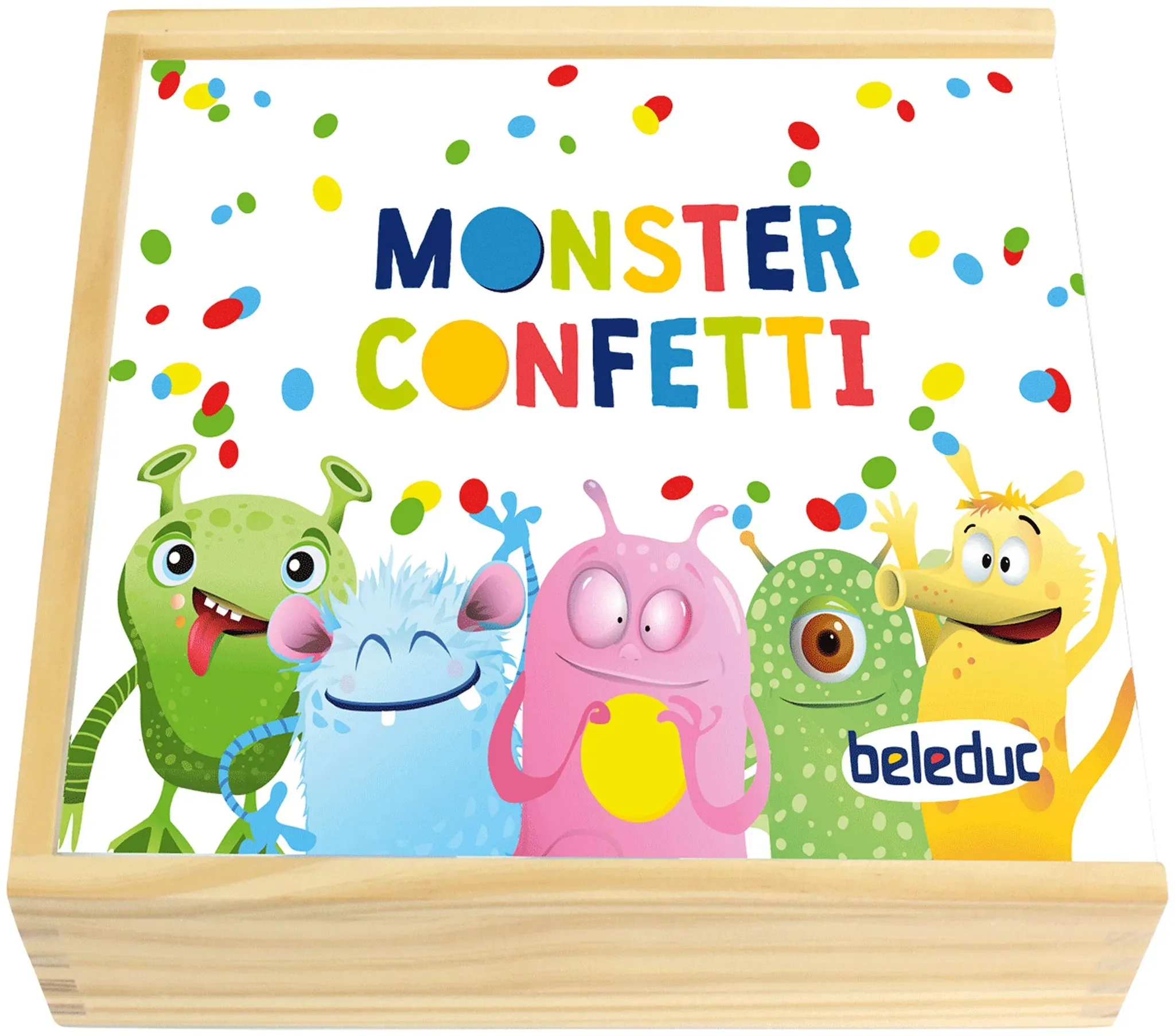 Beleduc Spiel Monster Confetti, mehrfarbig