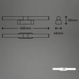 Briloner Runt, Ip44 Chrom matt