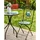 Beliani Gartenstuhl 2er Set 40 x 45 x 90 cm schwarz/grün