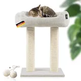 Rohrschneider Wolly Kratzbaum 2 breite Kratzstämme beige