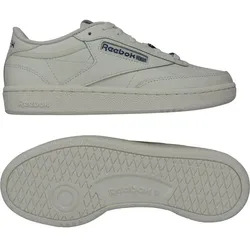 REEBOK Damen Tennisoutdoorschuhe Club C 85, CHALK/CHALK/NOBGRY, 40