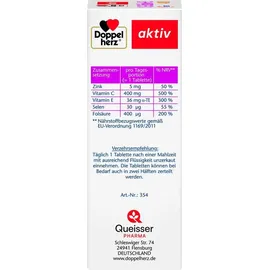 Doppelherz Aktiv Vitamin C + Zinc + E Tabletten 40 St.