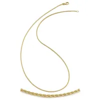 Firetti Collierkettchen »Schmuck Geschenk Gold 333 Halsschmuck Halskette Goldkette Zopfkette«, Made in Germany, 93862912-60 gelbgoldfarben