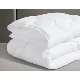 OTTO home Microfaserbettdecke OTTO HOME "Mondschein, Bettdecke 135x200 cm, 155x220 cm, 200x200 cm", weiß, B:155cm L:220cm, Bezug: 100% Polyester.