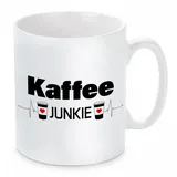 Herzbotschaft Kaffeetasse 0,3 l Weiß