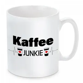 Herzbotschaft Kaffeetasse 0,3 l Weiß